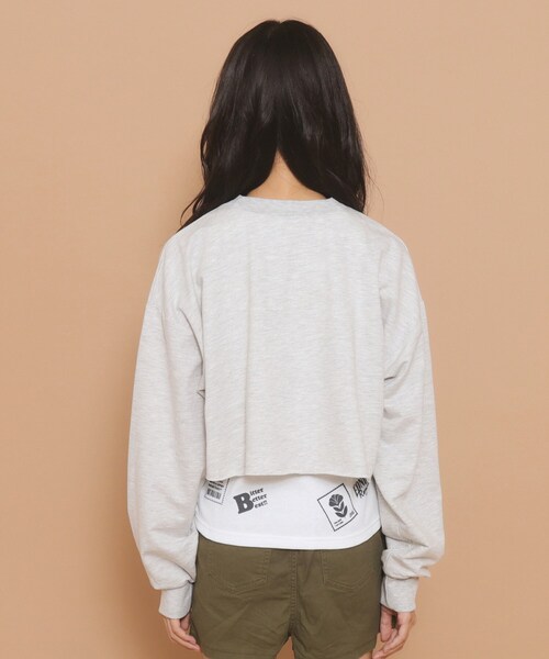PINK-latte(ピンクラテ)の「◆【130cmあり/セットアイテム】レイヤード トップス(その他トップス・キッズ・ブラック/グレー/オフホワイト・15 /13/14/16)」の6枚目の写真