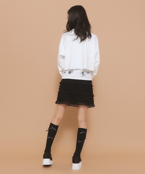 PINK-latte(ピンクラテ)の「◆【130cmあり/セットアイテム】レイヤード トップス(その他トップス・キッズ・ブラック/グレー/オフホワイト・15 /13/14/16)」の14枚目の写真