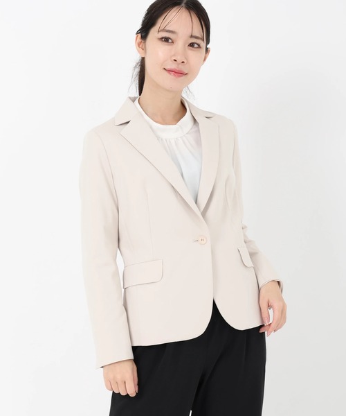 ジャージテーラードジャケット（ノーカラージャケット）｜STRAWBERRY-FIELDS（ストロベリーフィールズ）