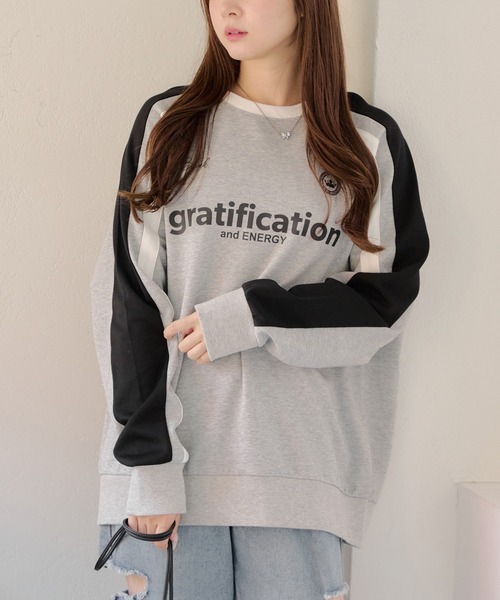 APPORTE PAR LES MARCHES（アポルテパーレマルシェ）の「ライン入りゲームロゴＰＯ（Tシャツ/カットソー・レディース・ブラック/オフホワイト/トップグレー・FREE）」の17枚目の写真