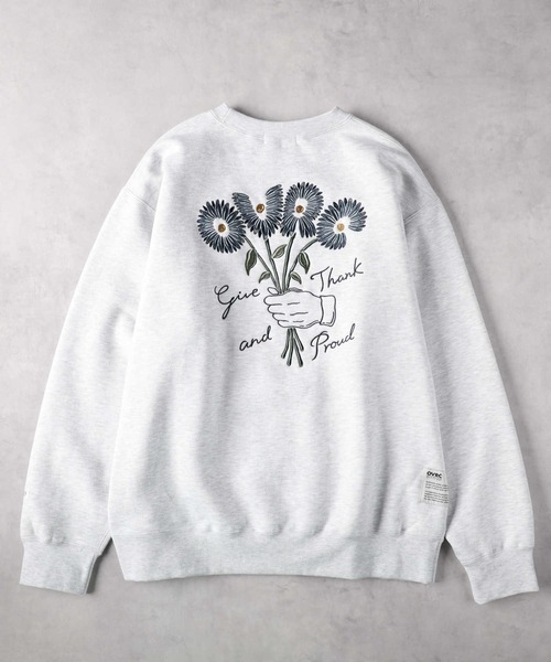 Right-on(ライトオン)の「【OVRC】別注 バック刺繍スウェット(スウェット・メンズ・ブルー/ホワイト・M/L/XL)」の11枚目の写真