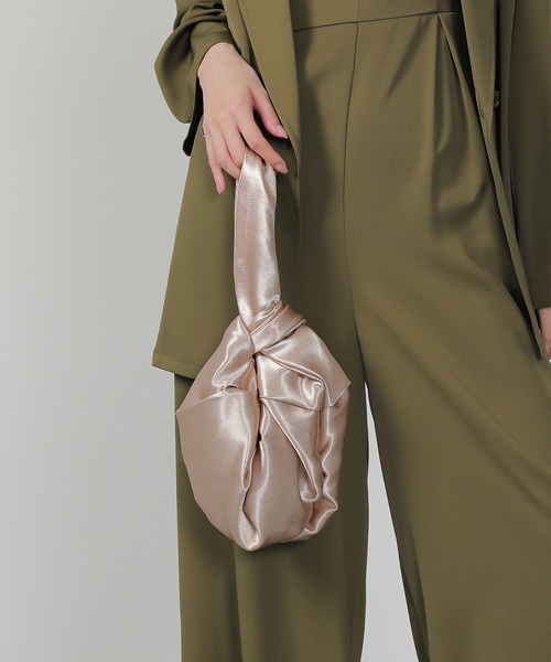 Kana（カナ）の「ワンハンドル コンパクト バック（ハンドバッグ・レディース・ブラウン/シルバー/ゴールド/グリーン・フリー）」の4枚目の写真