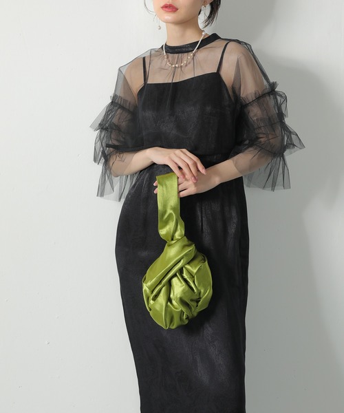 Kana（カナ）の「ワンハンドル コンパクト バック（ハンドバッグ・レディース・ブラウン/シルバー/ゴールド/グリーン・フリー）」の11枚目の写真