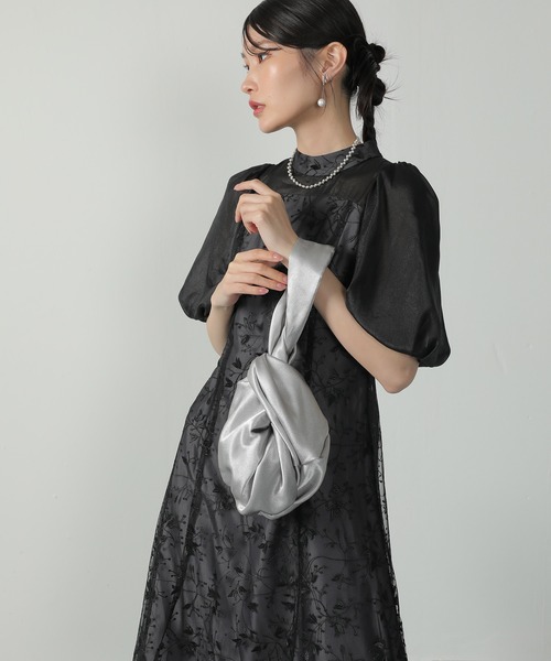 Kana（カナ）の「ワンハンドル コンパクト バック（ハンドバッグ・レディース・ブラウン/シルバー/ゴールド/グリーン・フリー）」の6枚目の写真