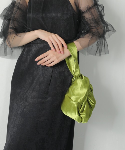 Kana（カナ）の「ワンハンドル コンパクト バック（ハンドバッグ・レディース・ブラウン/シルバー/ゴールド/グリーン・フリー）」の10枚目の写真