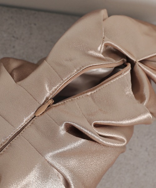 Kana（カナ）の「ワンハンドル コンパクト バック（ハンドバッグ・レディース・ブラウン/シルバー/ゴールド/グリーン・フリー）」の12枚目の写真