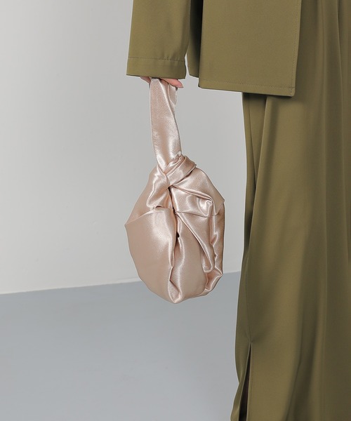 Kana（カナ）の「ワンハンドル コンパクト バック（ハンドバッグ・レディース・ブラウン/シルバー/ゴールド/グリーン・フリー）」の19枚目の写真