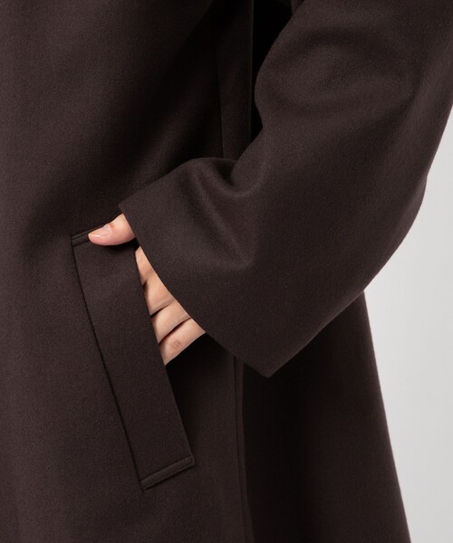 ATON/エイトン】別注 SUPER 160S DOUBLE SAXONY BALMACAAN COAT