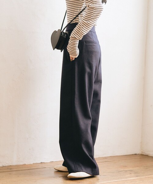 【セール】FREAK’S STORE/フリークスストア The Yarn. ウールマリンパンツ（スラックス）｜FREAK'S STORE（フリークスストア）
