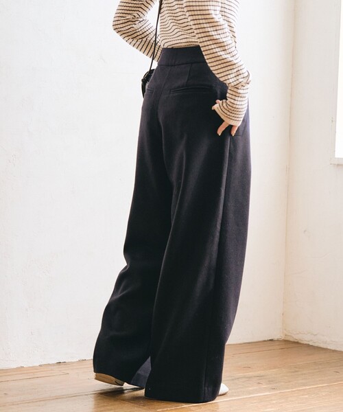 【セール】FREAK’S STORE/フリークスストア The Yarn. ウールマリンパンツ（スラックス）｜FREAK'S STORE（フリークスストア）