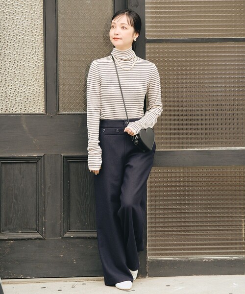 【セール】FREAK’S STORE/フリークスストア The Yarn. ウールマリンパンツ（スラックス）｜FREAK'S STORE（フリークスストア）