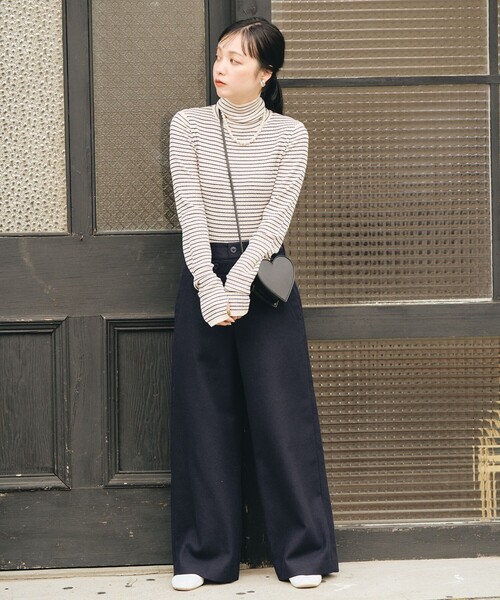 【セール】FREAK’S STORE/フリークスストア The Yarn. ウールマリンパンツ（スラックス）｜FREAK'S STORE（フリークスストア）