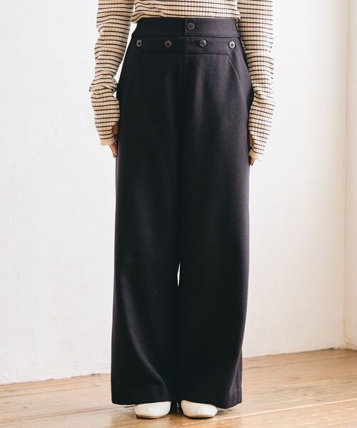 【セール】FREAK’S STORE/フリークスストア The Yarn. ウールマリンパンツ（スラックス）｜FREAK'S STORE（フリークスストア）