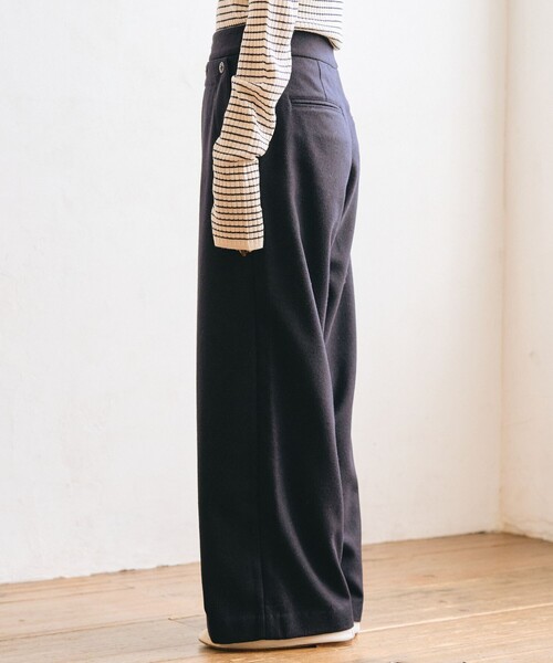 【セール】FREAK’S STORE/フリークスストア The Yarn. ウールマリンパンツ（スラックス）｜FREAK'S STORE（フリークスストア）