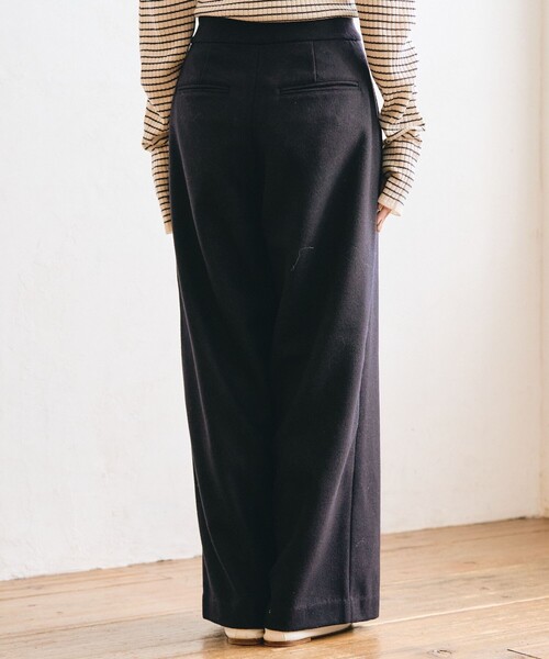 【セール】FREAK’S STORE/フリークスストア The Yarn. ウールマリンパンツ（スラックス）｜FREAK'S STORE（フリークスストア）