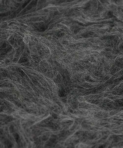 LAD MUSICIAN(ラッドミュージシャン)の「LOOP YARN SHAGGY KNIT CAP(ニットキャップ/ビーニー・メンズ・ブラック/グレー・FREE)」の3枚目の写真