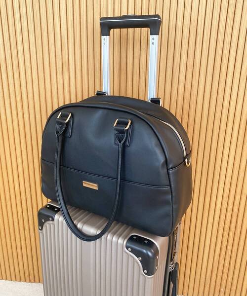 MAJESTIC LEGON（マジェスティックレゴン）の「キャリーオンボストンバッグ（ボストンバッグ・レディース・ピンク/アイボリー/ブラック・FREE）」の7枚目の写真