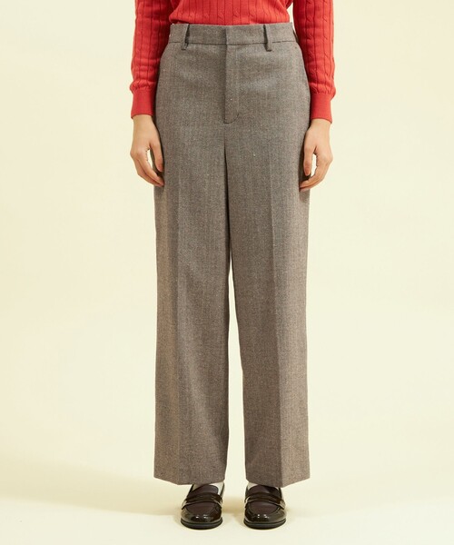 MACKINTOSH PHILOSOPHY(マッキントッシュ フィロソフィー)の「カラーネップツイードパンツ(その他パンツ・レディース・チャコールグレー/ブラウン系その他4・36/38/34)」の5枚目の写真