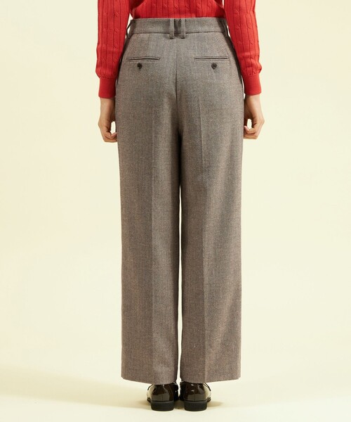 MACKINTOSH PHILOSOPHY(マッキントッシュ フィロソフィー)の「カラーネップツイードパンツ(その他パンツ・レディース・チャコールグレー/ブラウン系その他4・36/38/34)」の7枚目の写真