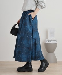 EMAGO 星空総柄プリントスカート
