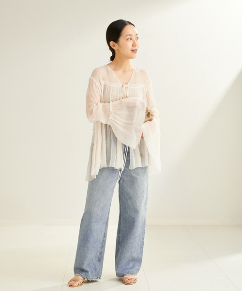 《追加》R’IAM WIDE デニム（デニムパンツ）｜Plage（プラージュ）