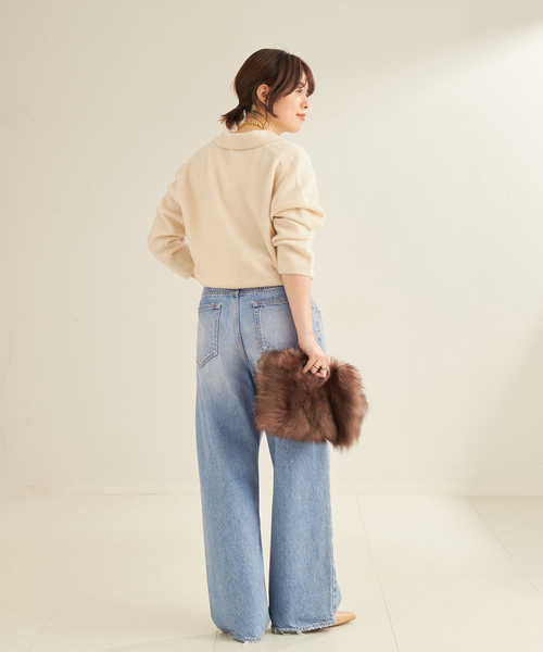 《追加》R’IAM WIDE デニム（デニムパンツ）｜Plage（プラージュ）