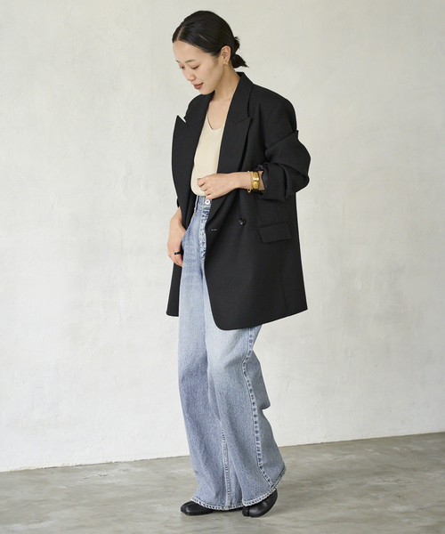 《追加》R’IAM WIDE デニム（デニムパンツ）｜Plage（プラージュ）