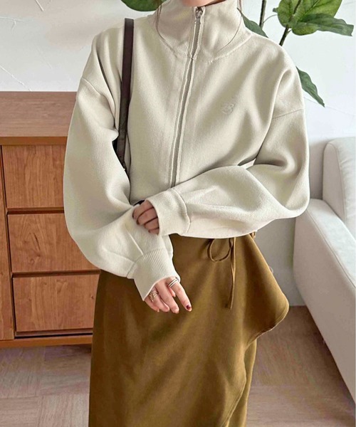 apres jour clair（アプレジュールクレア）の「【apres jour clair】スポンディッシュコクーンパーカー【ZOZOTOWN限定アイテム】（パーカー・レディース・ボルドー/ブラウン系その他/アイボリー・フリー/X-LARGE）」の6枚目の写真