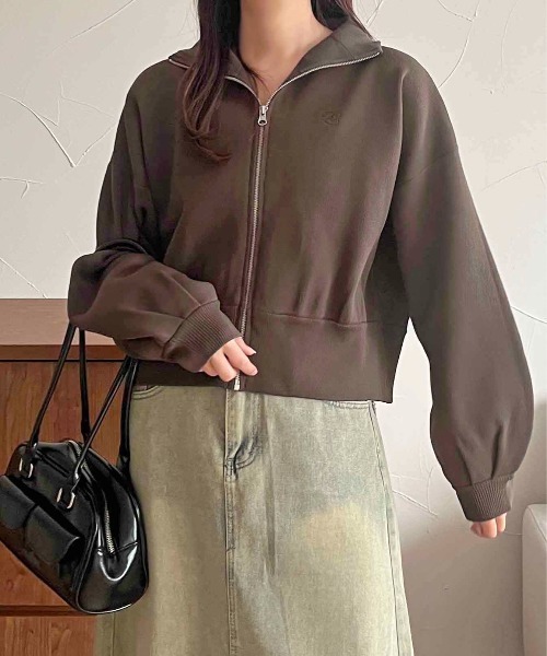 apres jour clair（アプレジュールクレア）の「【apres jour clair】スポンディッシュコクーンパーカー【ZOZOTOWN限定アイテム】（パーカー・レディース・ボルドー/ブラウン系その他/アイボリー・フリー/X-LARGE）」の9枚目の写真