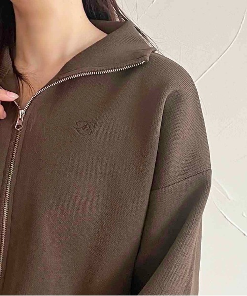 apres jour clair（アプレジュールクレア）の「【apres jour clair】スポンディッシュコクーンパーカー【ZOZOTOWN限定アイテム】（パーカー・レディース・ボルドー/ブラウン系その他/アイボリー・フリー/X-LARGE）」の15枚目の写真