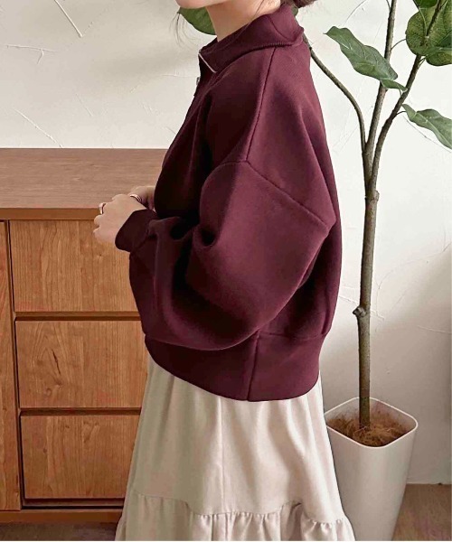 apres jour clair（アプレジュールクレア）の「【apres jour clair】スポンディッシュコクーンパーカー【ZOZOTOWN限定アイテム】（パーカー・レディース・ボルドー/ブラウン系その他/アイボリー・フリー/X-LARGE）」の17枚目の写真