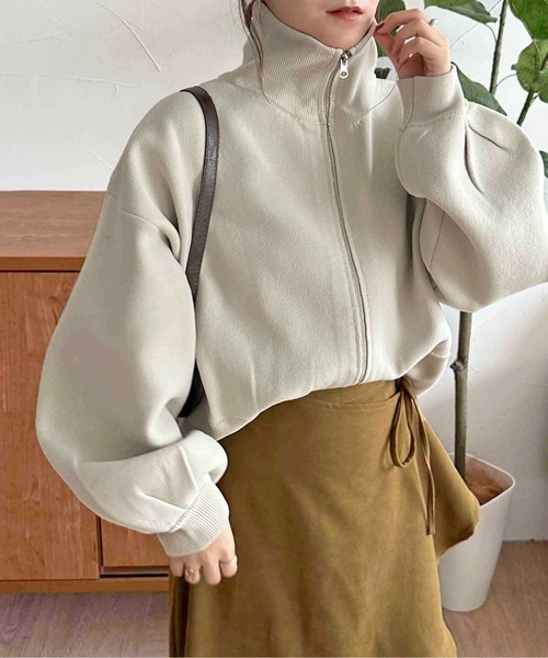 apres jour clair（アプレジュールクレア）の「【apres jour clair】スポンディッシュコクーンパーカー【ZOZOTOWN限定アイテム】（パーカー・レディース・ボルドー/ブラウン系その他/アイボリー・フリー/X-LARGE）」の21枚目の写真