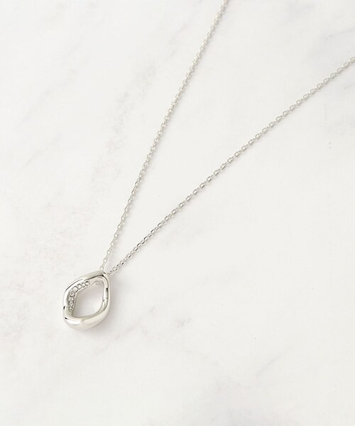 UNTITLED（アンタイトル）の「シャインワントップネックレス（ネックレス・レディース・シルバー/ゴールド・99）」の2枚目の写真
