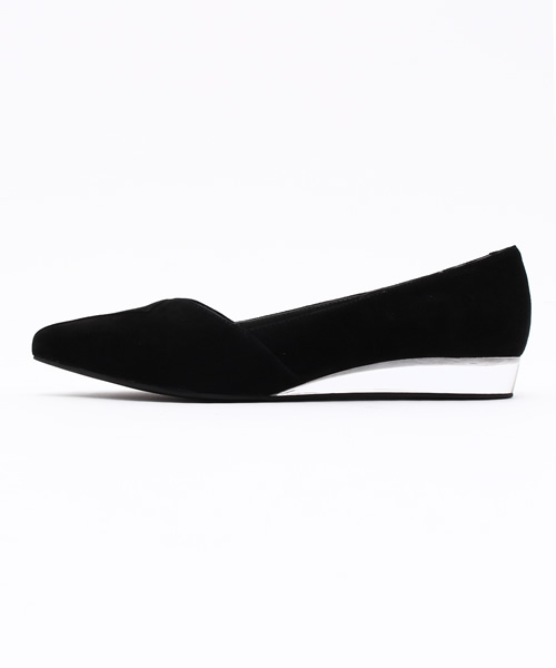 Jeffrey Campbell（ジェフリーキャンベル）の「クリアヒールパンプス（バレエシューズ・レディース・ブラック・36/38/37/35）」の4枚目の写真