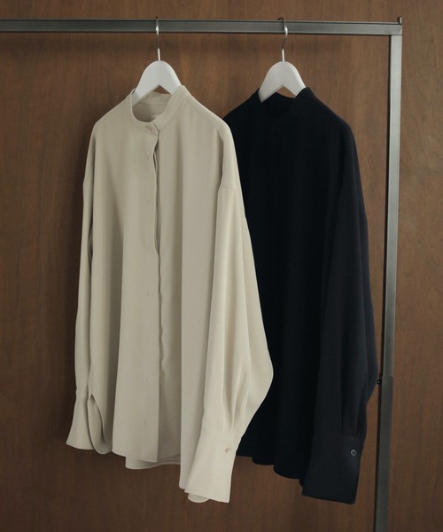 セール】Twill Slit Shirts（シャツ/ブラウス）｜anuke