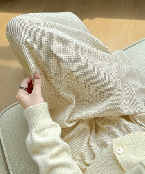 Miniministore(ミニミニストア)の「フレアスカート ロングスカート Aライン(スカート・レディース・チャコールグレー/ダークベージュ/ブラック/アイボリー・FREE)」の8枚目の写真