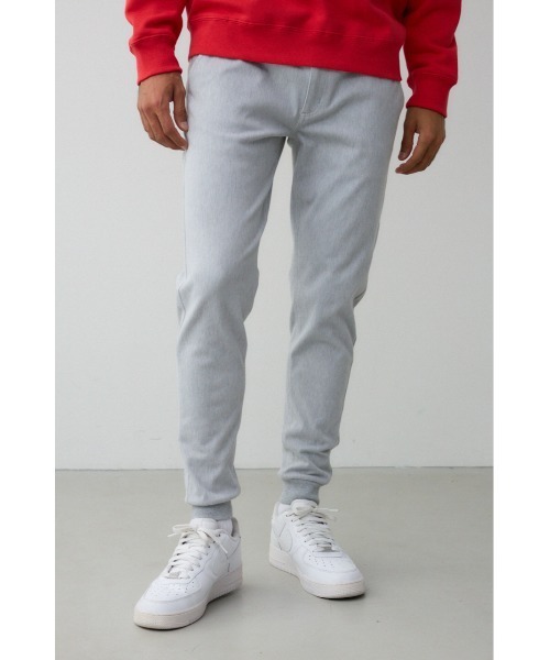 AZUL by moussy（アズールバイマウジー）の「EASY ACTION SLIM JOGGER 2ND（スウェットパンツ・メンズ・チャコールグレー/ブラック/杢グレー/ライトベージュ・SMALL/MEDIUM/LARGE/X-LARGE/X-SMALL）」の3枚目の写真