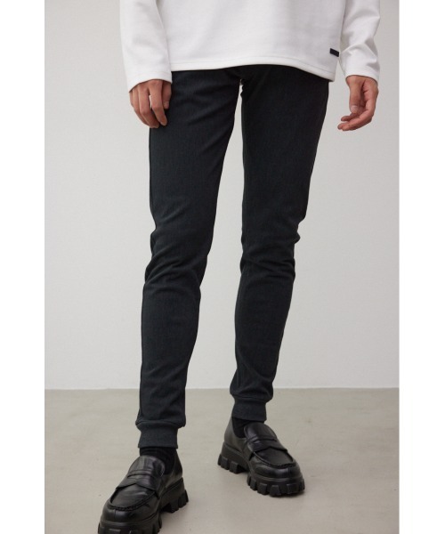 AZUL by moussy（アズールバイマウジー）の「EASY ACTION SLIM JOGGER 2ND（スウェットパンツ・メンズ・チャコールグレー/ブラック/杢グレー/ライトベージュ・SMALL/MEDIUM/LARGE/X-LARGE/X-SMALL）」の5枚目の写真