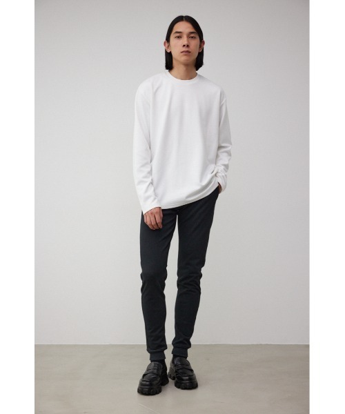 AZUL by moussy（アズールバイマウジー）の「EASY ACTION SLIM JOGGER 2ND（スウェットパンツ・メンズ・チャコールグレー/ブラック/杢グレー/ライトベージュ・SMALL/MEDIUM/LARGE/X-LARGE/X-SMALL）」の6枚目の写真