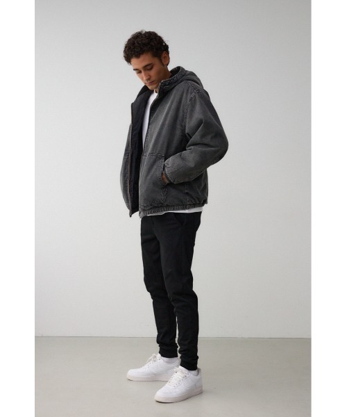 AZUL by moussy（アズールバイマウジー）の「EASY ACTION SLIM JOGGER 2ND（スウェットパンツ・メンズ・チャコールグレー/ブラック/杢グレー/ライトベージュ・SMALL/MEDIUM/LARGE/X-LARGE/X-SMALL）」の17枚目の写真