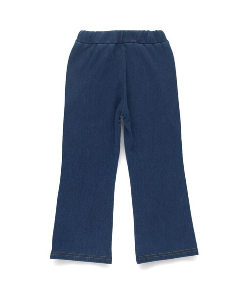 BRANSHES（ブランシェス）の「【あったか】フレア裏起毛デニムパンツ（デニムパンツ・キッズ・ネイビー/ブルー・140/80/150/90/120/130/110/100）」の14枚目の写真
