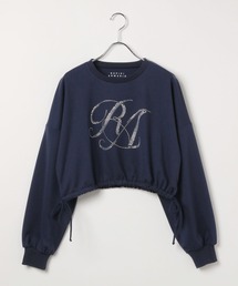 repipi armario（レピピ アルマリオ）の「ラインストーンロゴトップス（Tシャツ/カットソー・キッズ）」