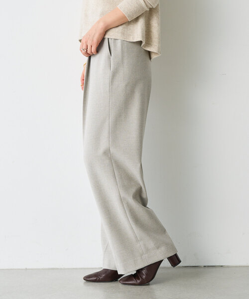 BEARDSLEY（ビアズリー）の「ツイード調タックパンツ（その他パンツ・レディース・ライトグレー・FREE）」の7枚目の写真