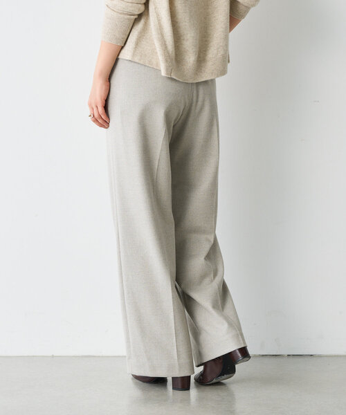 BEARDSLEY（ビアズリー）の「ツイード調タックパンツ（その他パンツ・レディース・ライトグレー・FREE）」の8枚目の写真