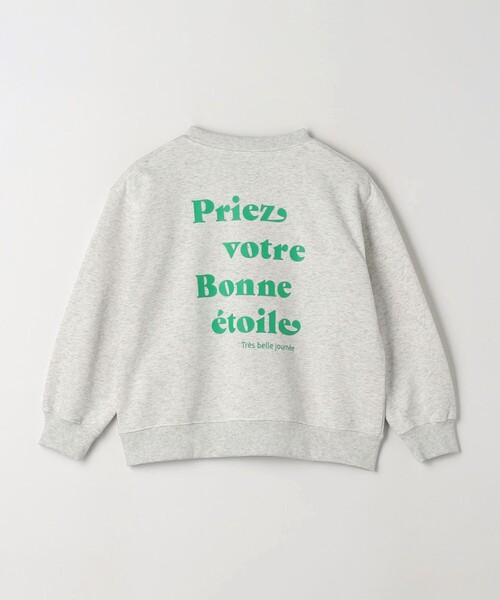 green label relaxing(グリーンレーベルリラクシング)の「【別注】<URBAMENT>プリントスウェット / トレーナー / キッズ 100cm-130cm(スウェット・キッズ・ブラック/ライトグレー・100cm/120cm/130cm/110cm)」の12枚目の写真