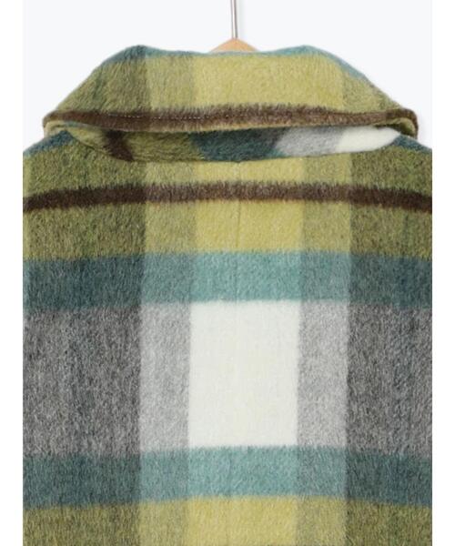 ehka sopo（エヘカソポ）の「チェックステンカラーコート（その他アウター・レディース・グリーン/ブラウン/チャコールグレー・F）」の19枚目の写真