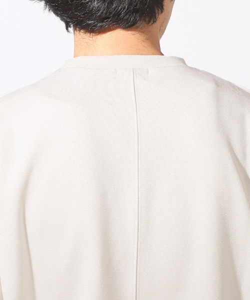 LUXSTYLE(ラグスタイル)の「フェイクスエードドルマンスリーブロンT(Tシャツ/カットソー・メンズ・ホワイト/ブラック・M/L)」の11枚目の写真
