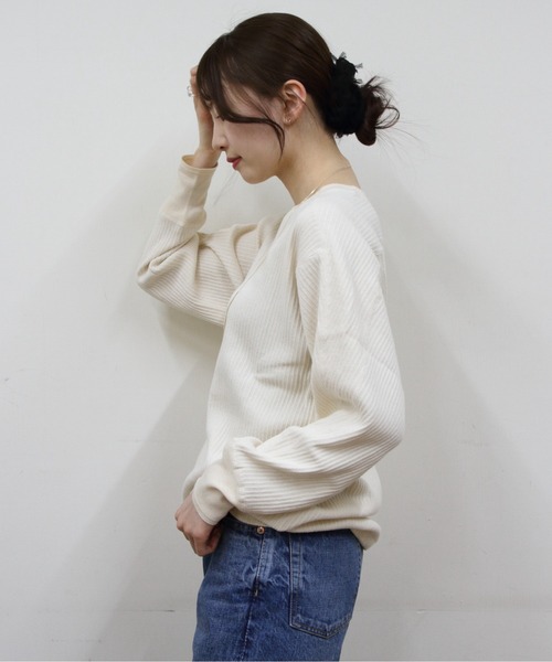 THE SHINZONE シンゾーン　ブークレミリタリーアンダーシャツ BOUCLE MILITARY UNDER SHIRT – Shinzone