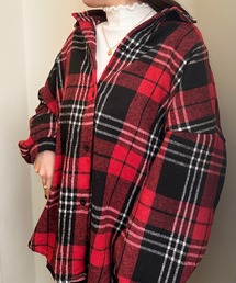 styiro（スタイロ）の「チェック柄オーバーシャツ（シャツ/ブラウス）」