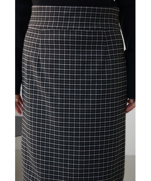 AZUL by moussy（アズールバイマウジー）の「チェックタイトスカート（スカート・レディース・ブラック系その他・SMALL/MEDIUM）」の5枚目の写真